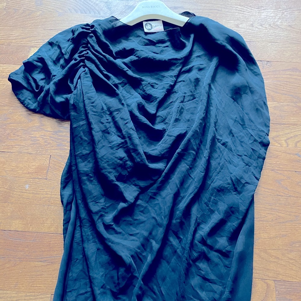 Lanvin teal  top!